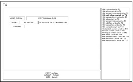 Gambar 3. 15 Menu tambah album 