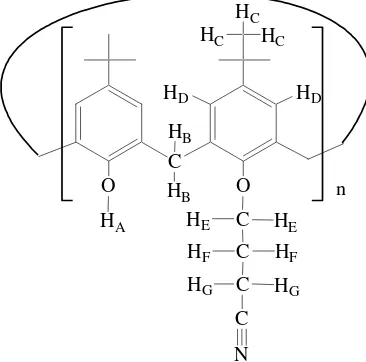Gambar 2.4 Senyawa target hasil proses eterifikasi p-tert-butilkaliksarena (Sumardiyono, 2008)