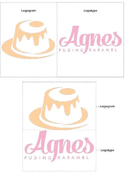 Gambar III.4. Layout Logo Puding Agnes 