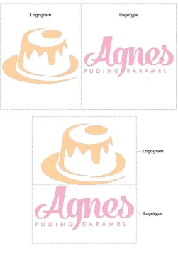 Gambar III.4. Layout Logo Puding Agnes 
