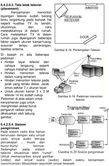 Gambar 6-18. Penempatan Televisi 