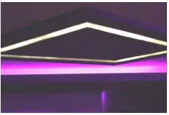 Gambar 23. General Lighting Pada Ruang Sapphire 