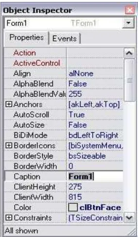 Gambar 2.23 Object Tree ViewPemrograman Delphi