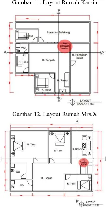 Gambar 11. Layout Rumah Karsin 