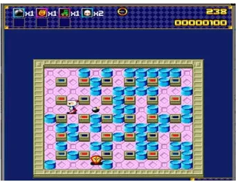 Gambar III.3Tampilan Permainan Game Bomberman. 
