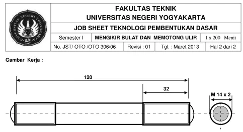 Gambar  Kerja :     