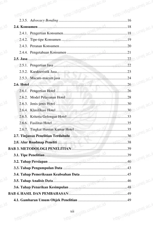 Gambaran Umum Objek Penelitianxii  ....................................................