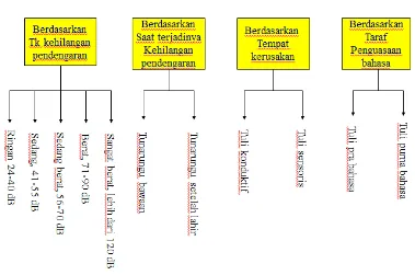 Gambar 2.5 Klasifikasi Ketunarunguan 