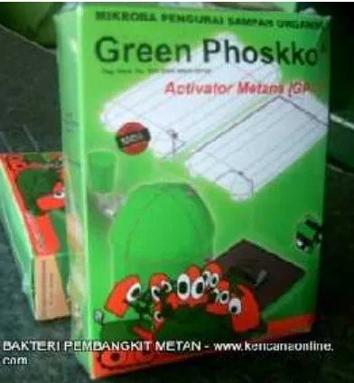 Gambar 7. Aktivator Pembangkit Metan Green Phoskko [ GP-7]Sumber : www.kencanaonline.com