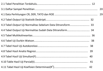 Tabel  
