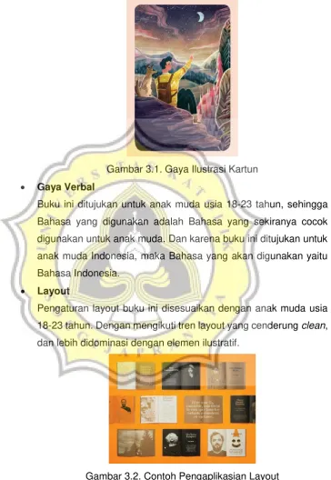 Gambar 3.2. Contoh Pengaplikasian Layout 