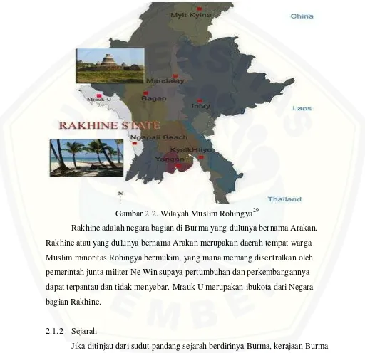Gambar 2.2. Wilayah Muslim Rohingya29 