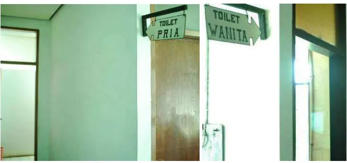 Gambar II.9: Sign system toilet TVRI Jawa Barat Sumber: dokumen pribadi 