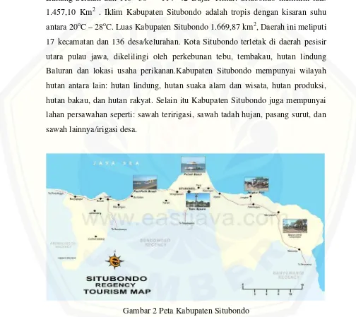 Gambar 2 Peta Kabupaten Situbondo