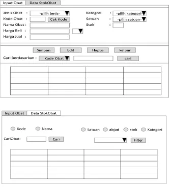 Gambar 4.15 Form Input Data Obat 