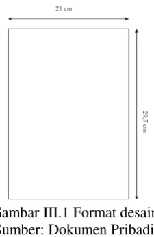 Gambar III.1 Format desain 