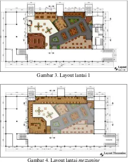 Gambar 3. Layout lantai 1 