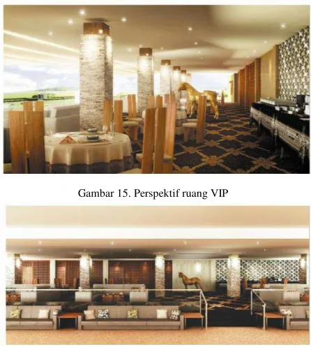 Gambar 15. Perspektif ruang VIP 