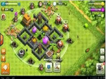 Gambar 3.1 Sense pada game Class OfClans