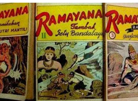 Gambar II.2 Ramayana dalam media cetak (komik) 