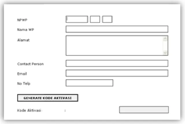 Gambar 4.8 Form Pendaftaran