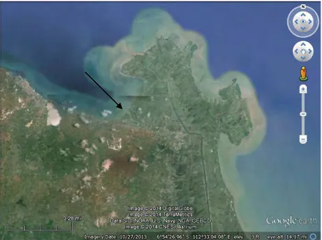 Gambar 1.1. Lokasi Penelitian (Sumber: Google Earth, 2013)  1.5  Manfaat 