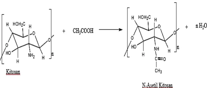 Gambar 2.7 Reaksi Pembentukan Senyawa N-Alkil Kitosan dari Kitosan