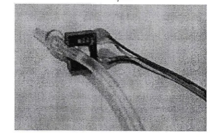gambar peletakan sensor darah.