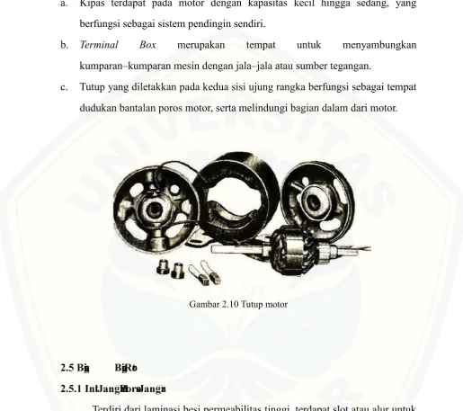 Gambar 2.10 Tutup motor