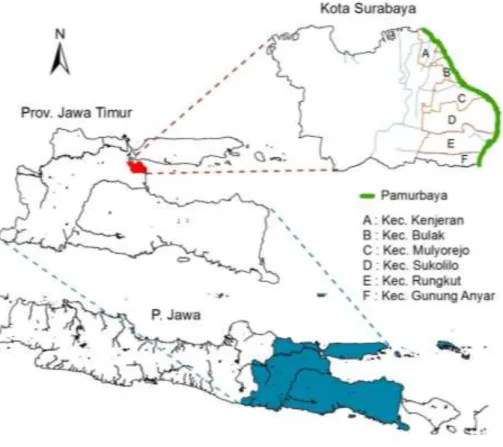 Gambar 1.  Lokasi penelitian 