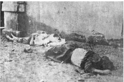 Figura 2. Muertos en las calles de Bogotá durante la pandemia. El Espectador (Bogotá),  octubre 1918