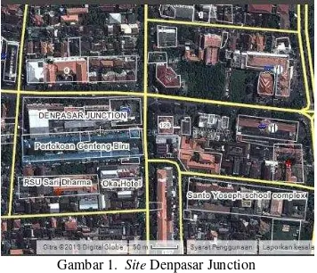 Gambar 1.  Site Denpasar Junction 