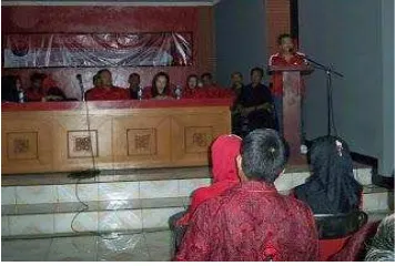 Gambar 4.1Rapat Kerja Cabang III DPC PDI Perjuangan Kabupaten Sukabumi
