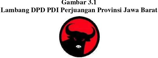 Gambar 3.1Lambang DPD PDI Perjuangan Provinsi Jawa Barat