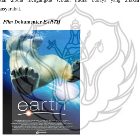 Gambar 1.1. Poster  Film Dokumenter Earth 