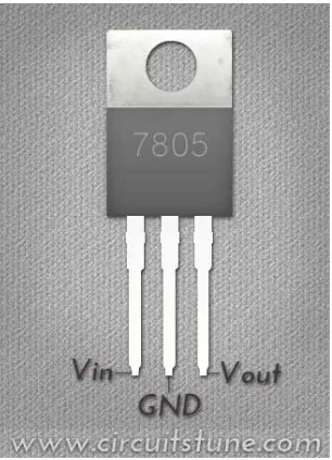 Gambar 2.10. Pin-pin IC Regulator 7805