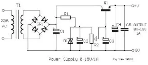 Gambar 2.8 Rangkaian Power Supply