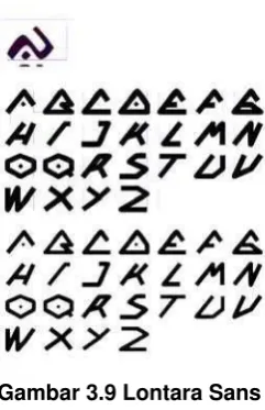 Gambar 3.9 Lontara Sans 