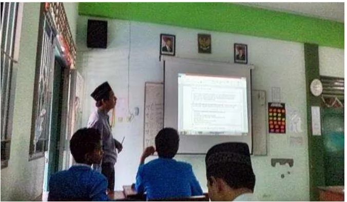 Gambar 7: Penggunaan media visual saat pembelajaran Bahasa Indonesia 