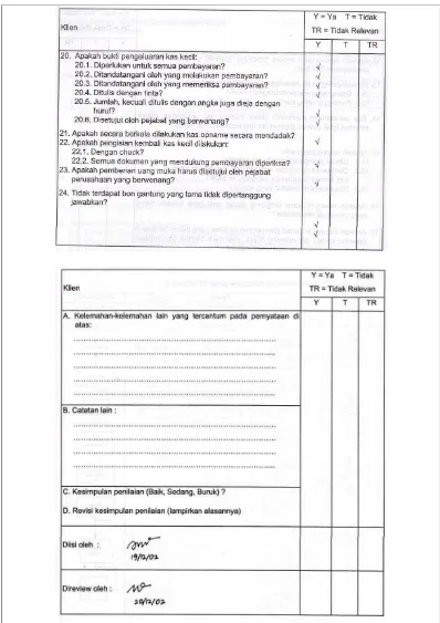 Tabel 2.12 Contoh-contoh KKP Kas dan Setara Kas Lanjutan 5 