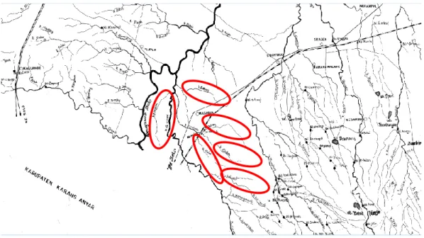 Gambar 3.1 Peta situasi Daerah Aliran Sungai Grompol Hilir 
