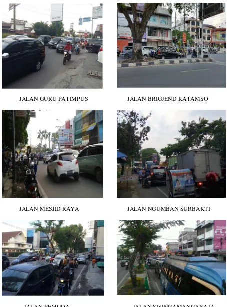 Gambar 2.3 Kondisi Kepadatan Ruas Jalan Rute Rencana Monorel Kota Medan 
