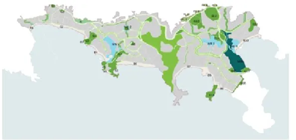 Gambar 3.1.  Peta Wilayah Kawasan Wisata  Mandalika Resort. 