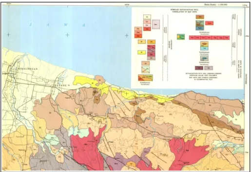 Gambar 4 . Peta Geologi Daerah Batang dan Sekitarnya (6) 2.3.    Kegunungapian  