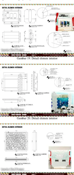 Gambar 19. Detail elemen interior 