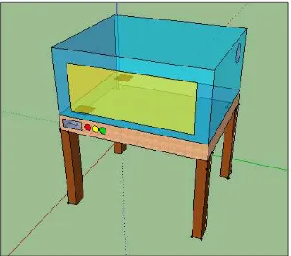Gambar 3.14  Alat Inkubator 3D 