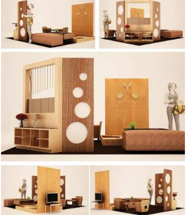 Gambar 12. Perspektif Setting Interior 