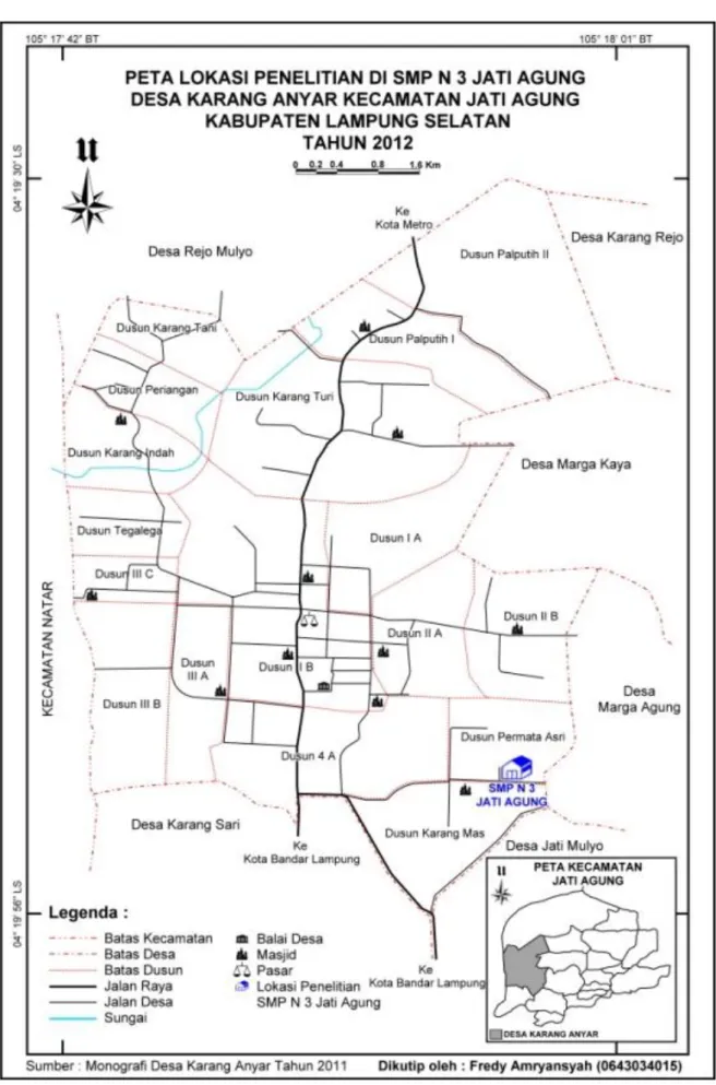 Gambar 1. Peta lokasi penelitian 