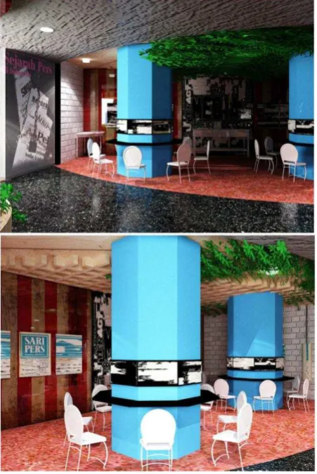 Gambar 14. Interior Ruang Media Center 