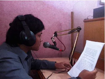 Kegiatan siaran Gambar 2.1 On Air radio di Radio Barani 